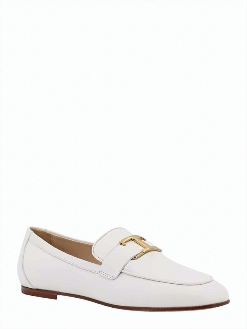 Tod's Leather Loafers With Pointed Toe