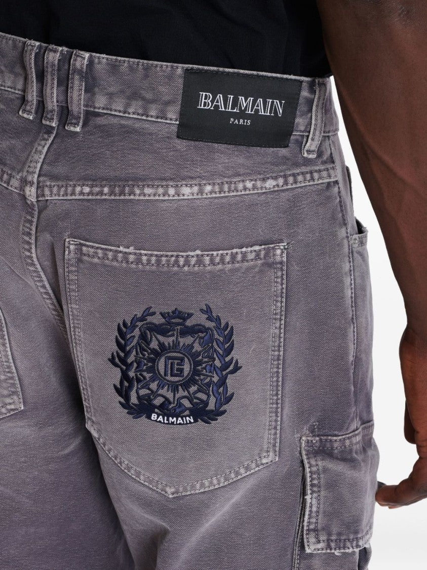 Balmain Relaxed Fit Cargo Trousers