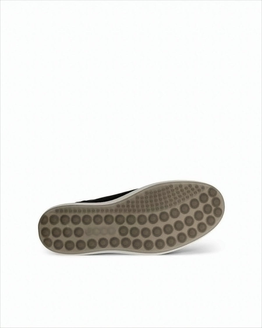 Ecco Low-Top Black Cow Leather Sneakers