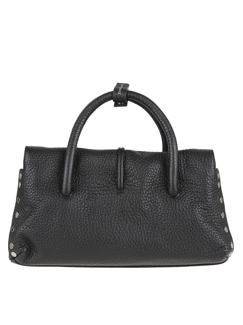 Zanellato Double Compartment Soft Calfskin Handbag