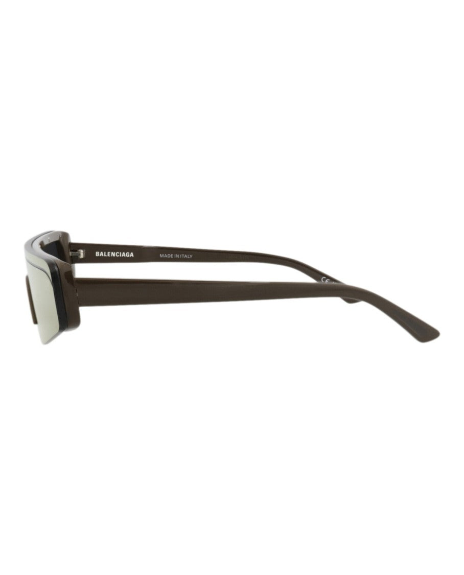 Balenciaga Shield-Frame Recycled Acetate Sunglasses