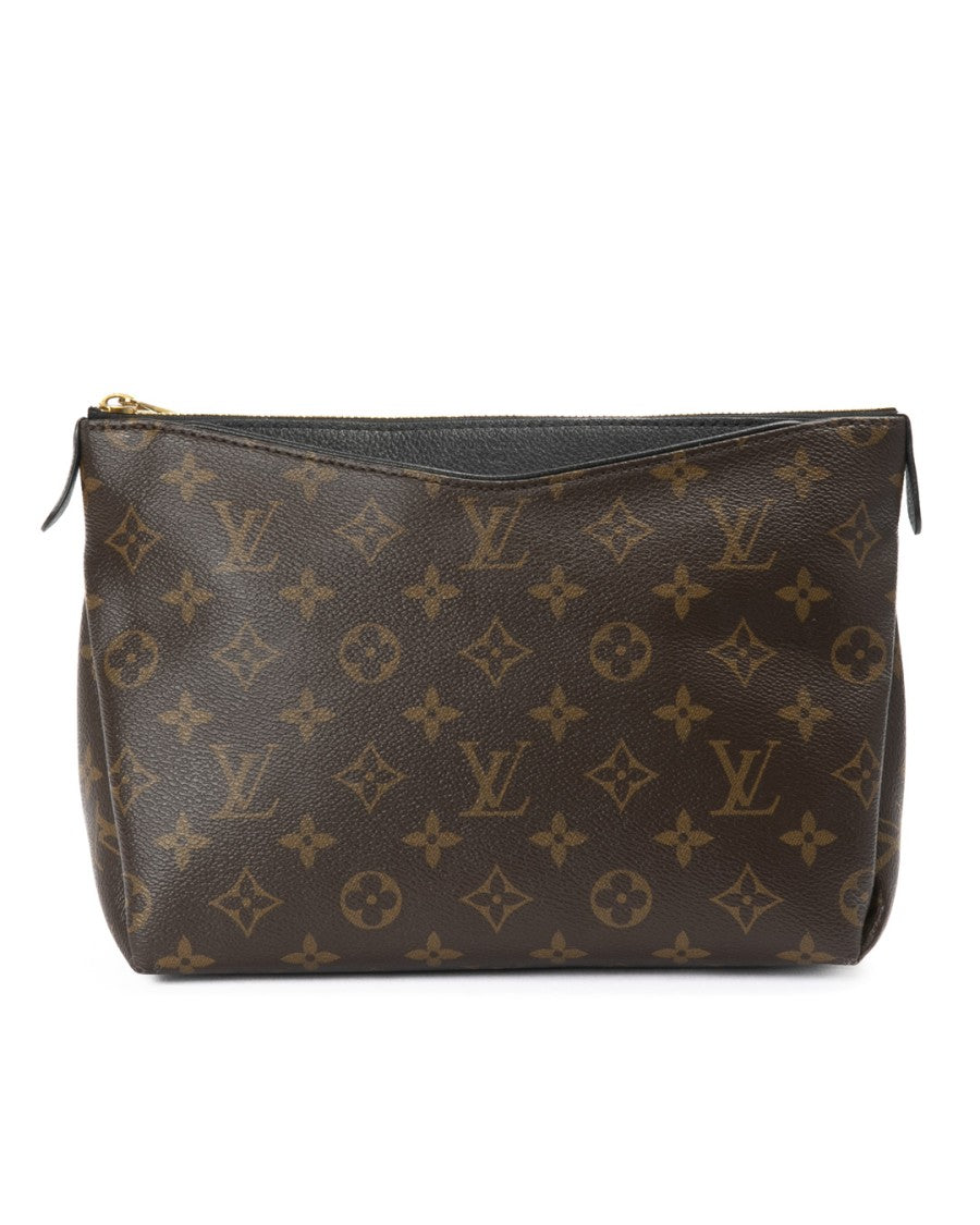 Louis Vuitton Pallas Pm Black Monogram Canvas Pouch
