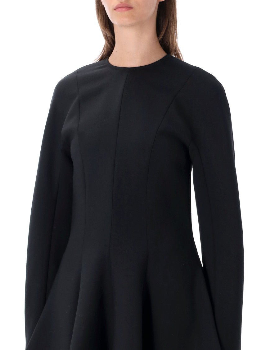Stella Mccartney Sculptural Tailored Mini Dress With Peplum Hem