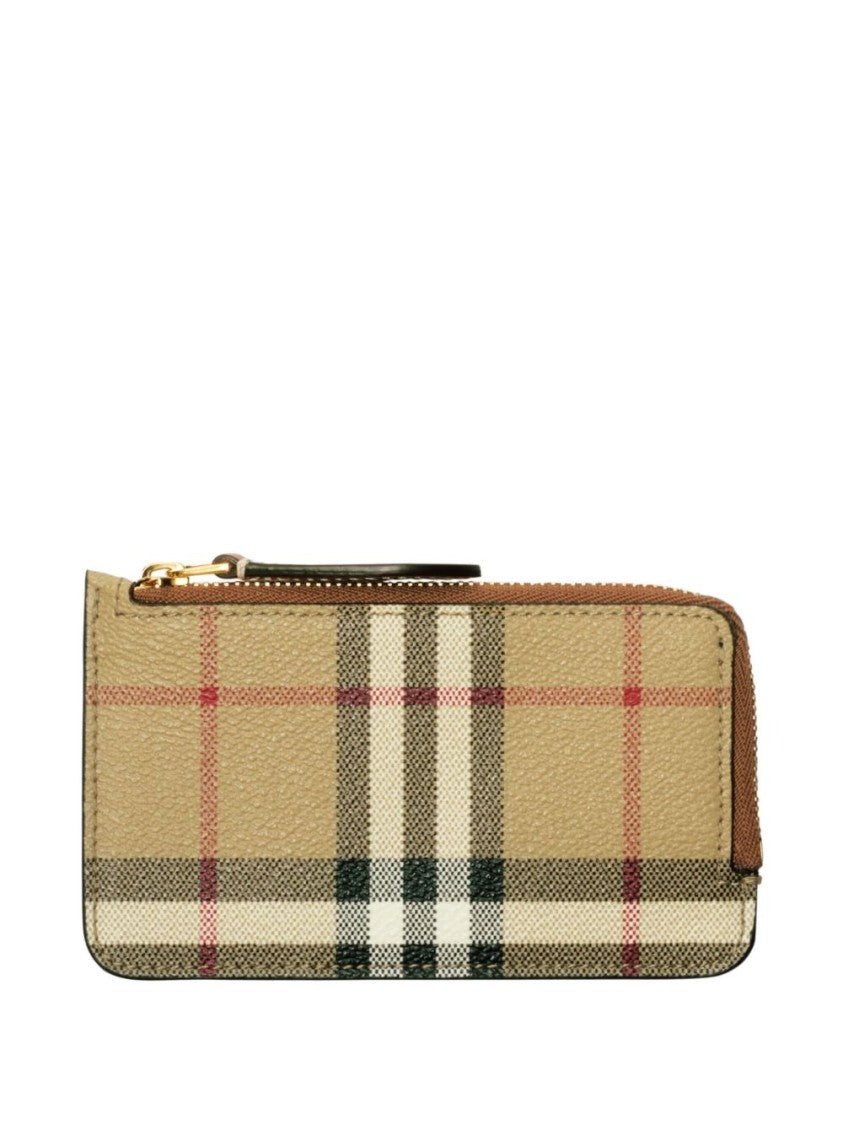Burberry Checked Credit Card Holder