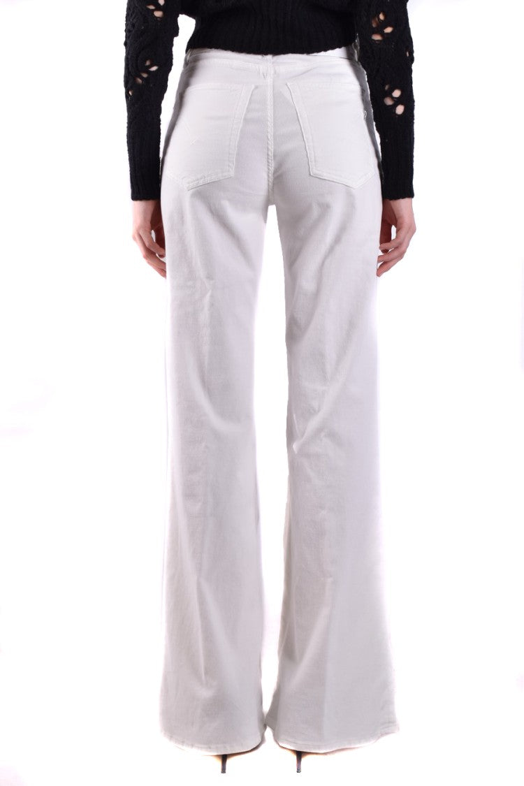 Dondup White Flared Leg Jeans