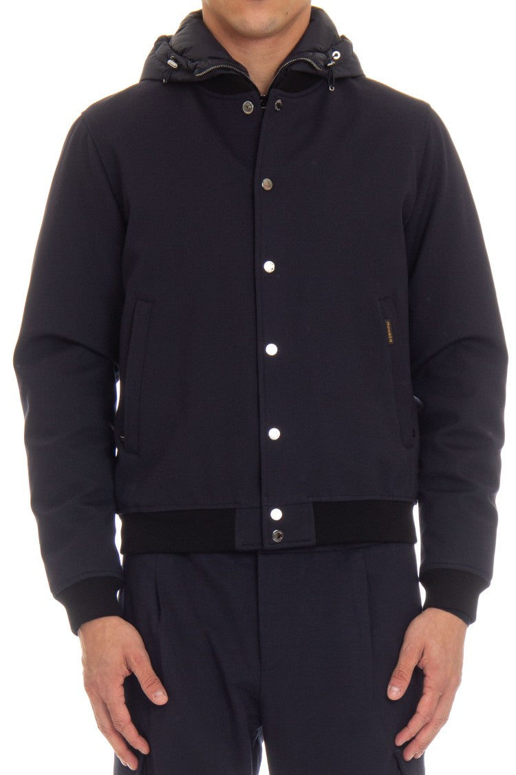 Moorer Active Jersey Viscose Bomber Down Jacket