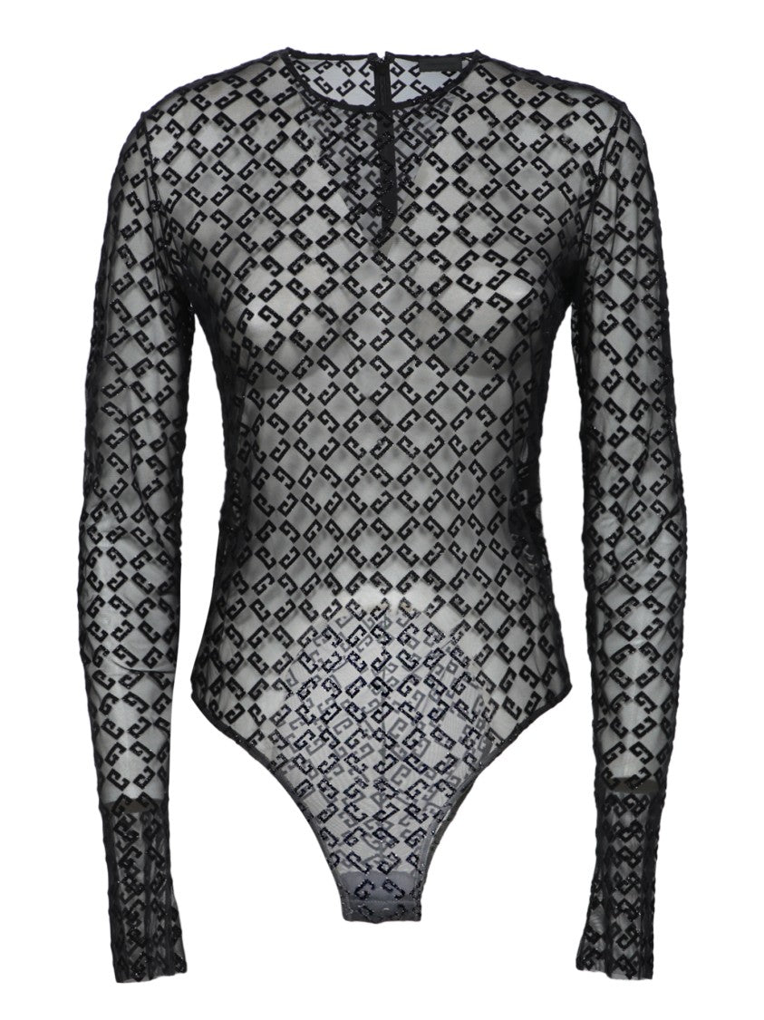 Givenchy Velvet Logo Bodysuit