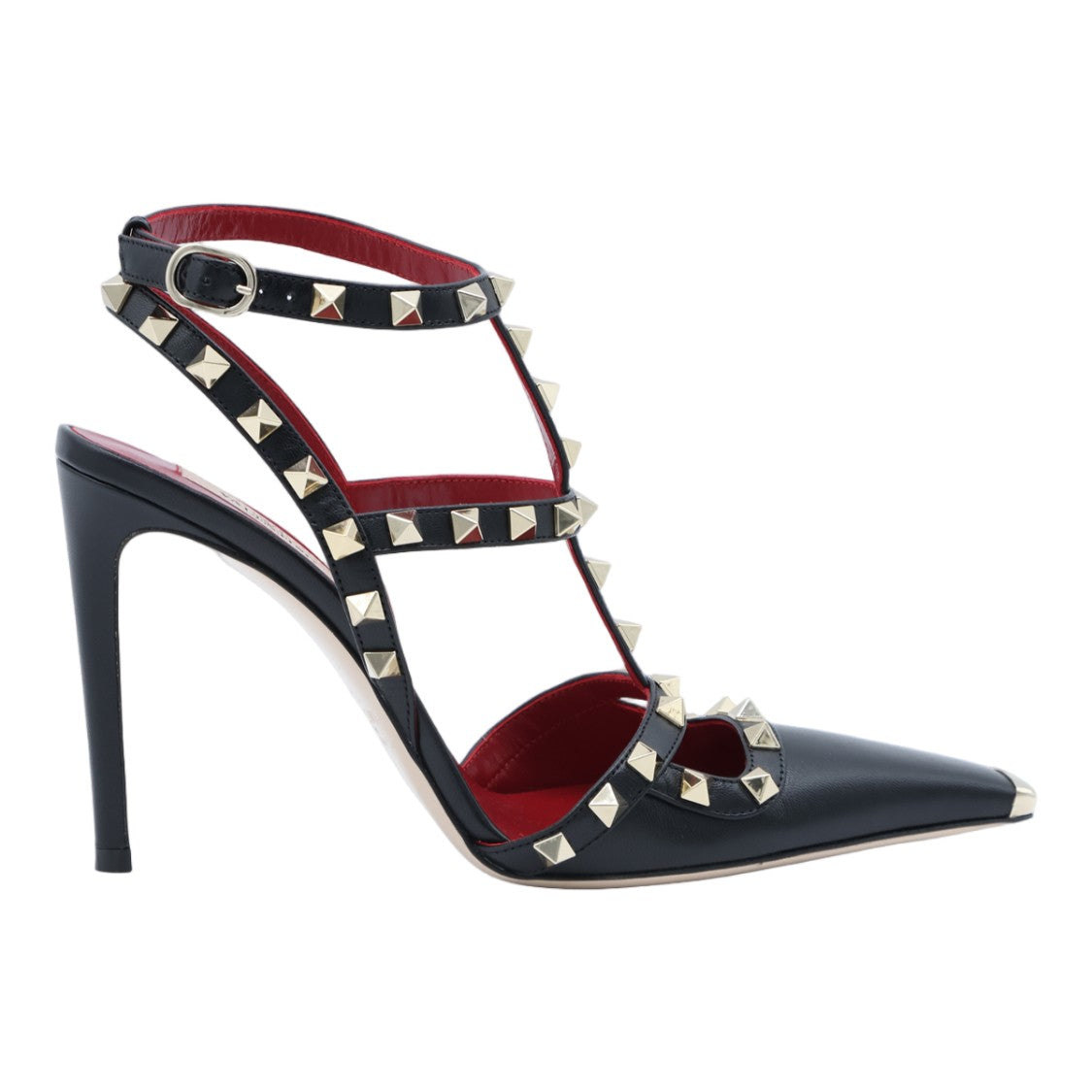 Valentino Garavani Pointed Toe High-Heeled Pumps With Pyramid Studs