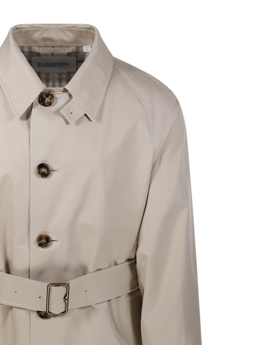Burberry Belted Cotton Trench Coat