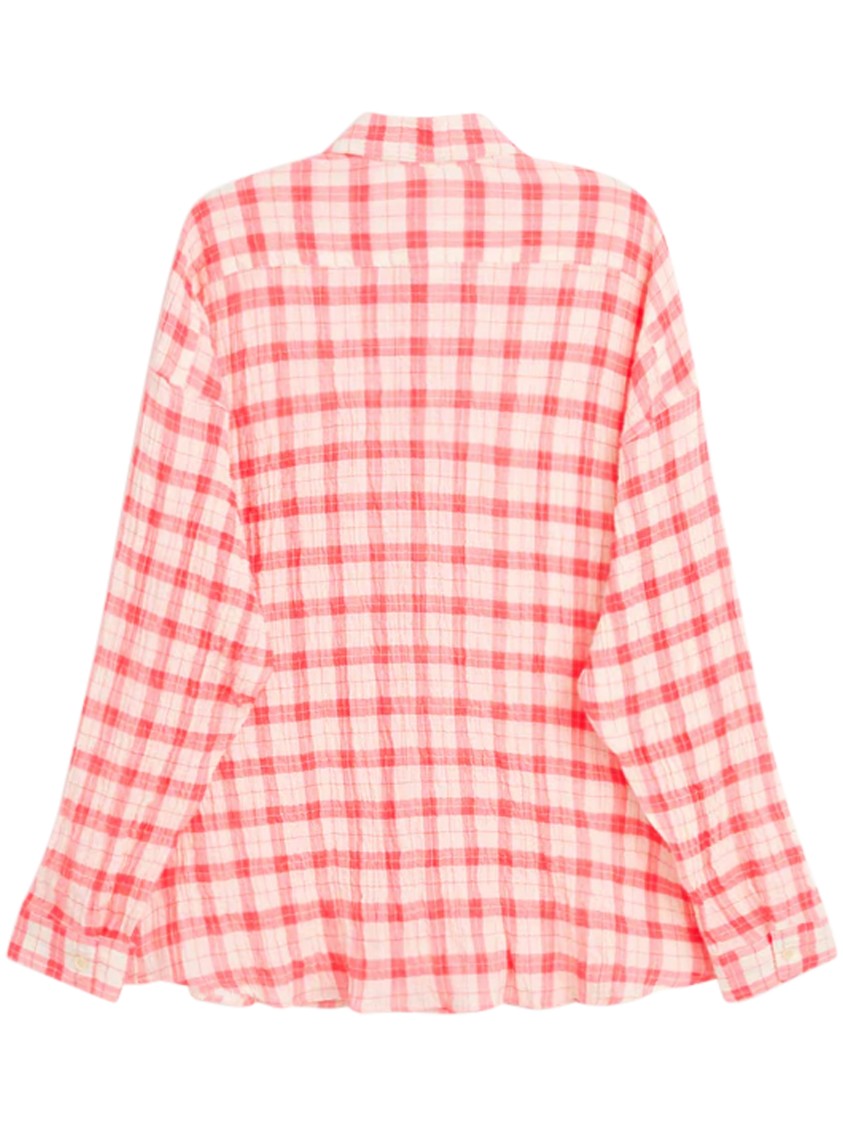 Sunflower Classic Button-Up Shirt With Checkered Pattern