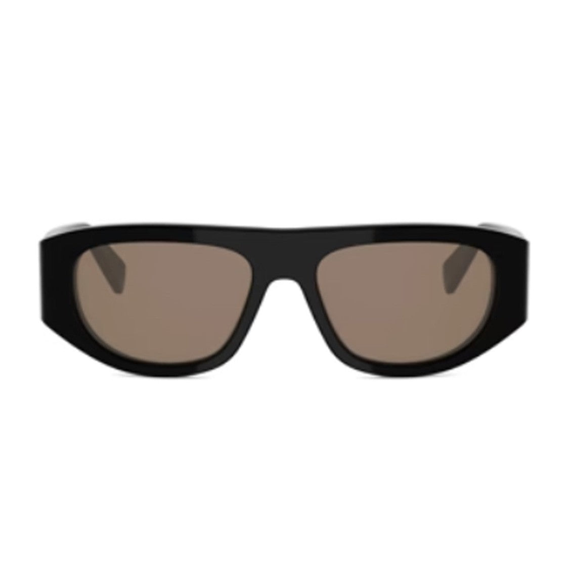 Celine Black Triomphe Acetate Geometric Sunglasses