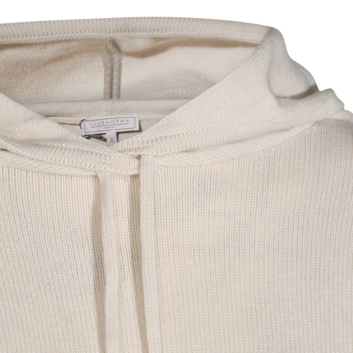 Antonelli Firenze Hooded Sweater With Relaxed Fit And Drawstring Closure