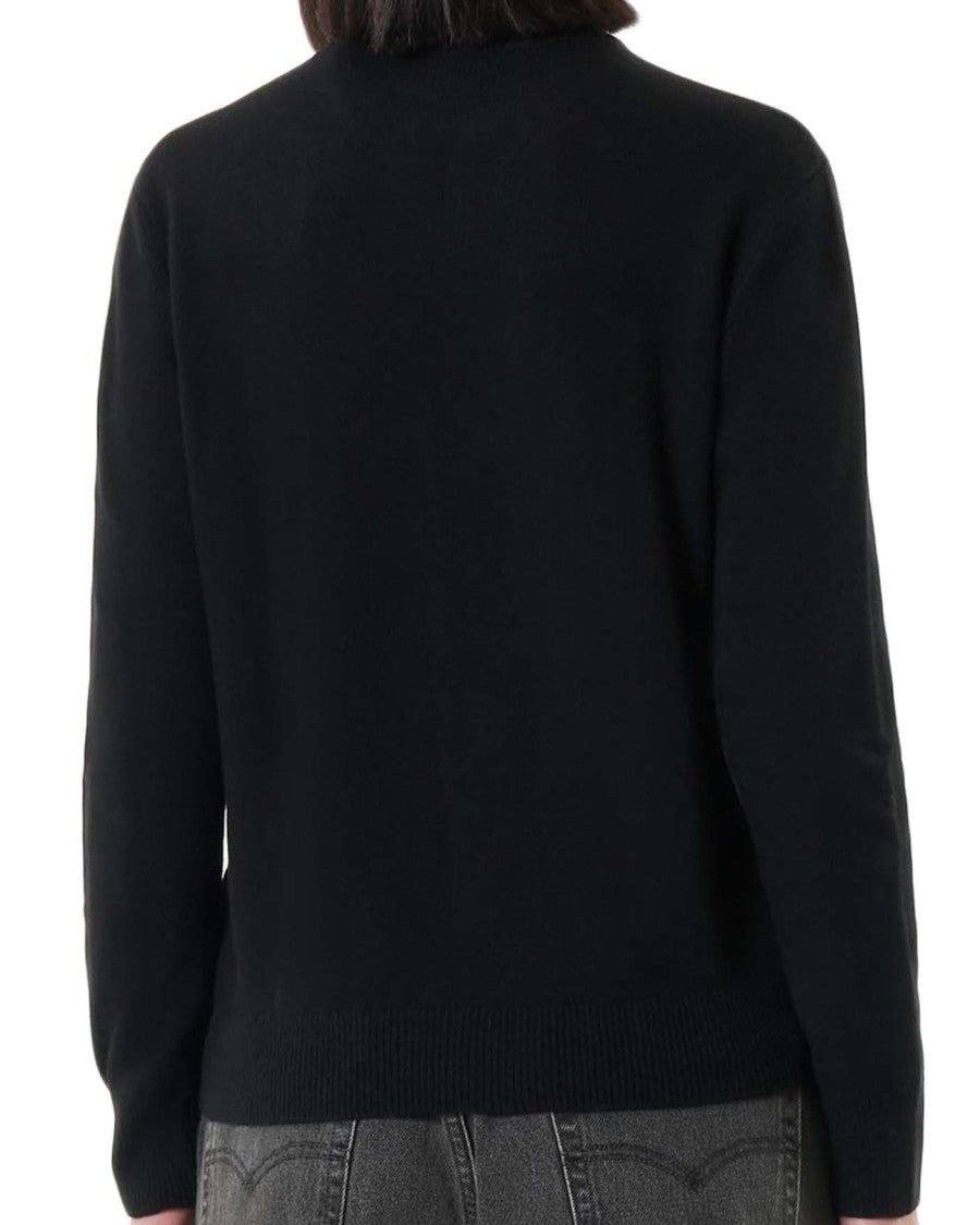 Mc2 Saint Barth Relaxed Fit Black Sweatshirt