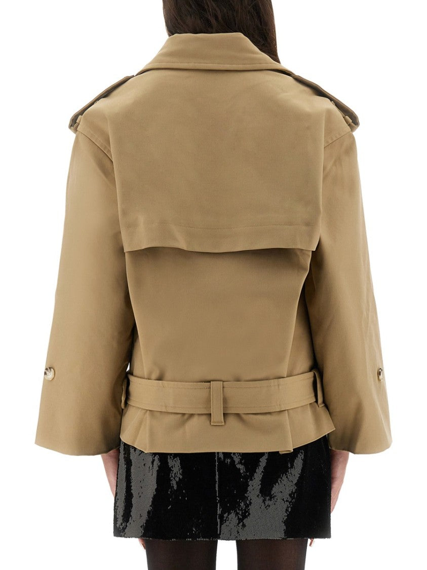 Self-Portrait Double-Breasted Trench Jacket