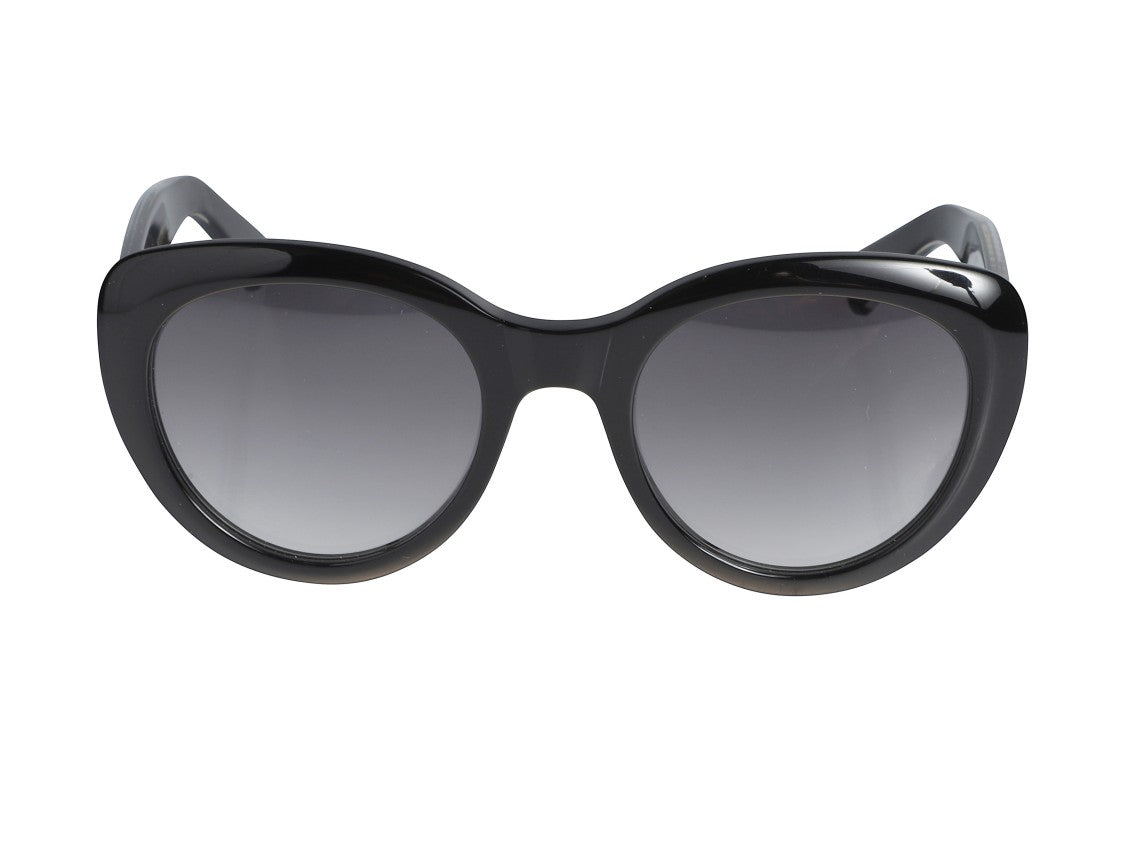 Kador Sophia Gold Oversized Cat-Eye Sunglasses