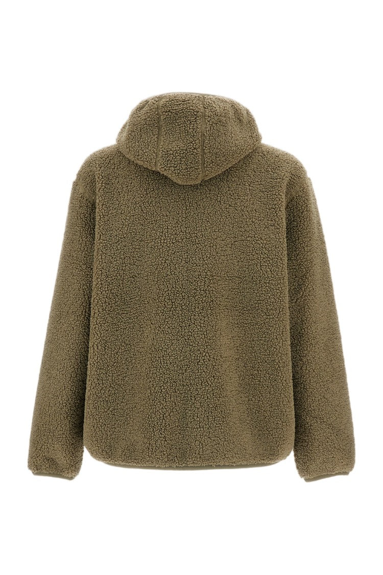 K-Way Green / Blue Jack Sherpa Polar Reversible Fleece Jacket