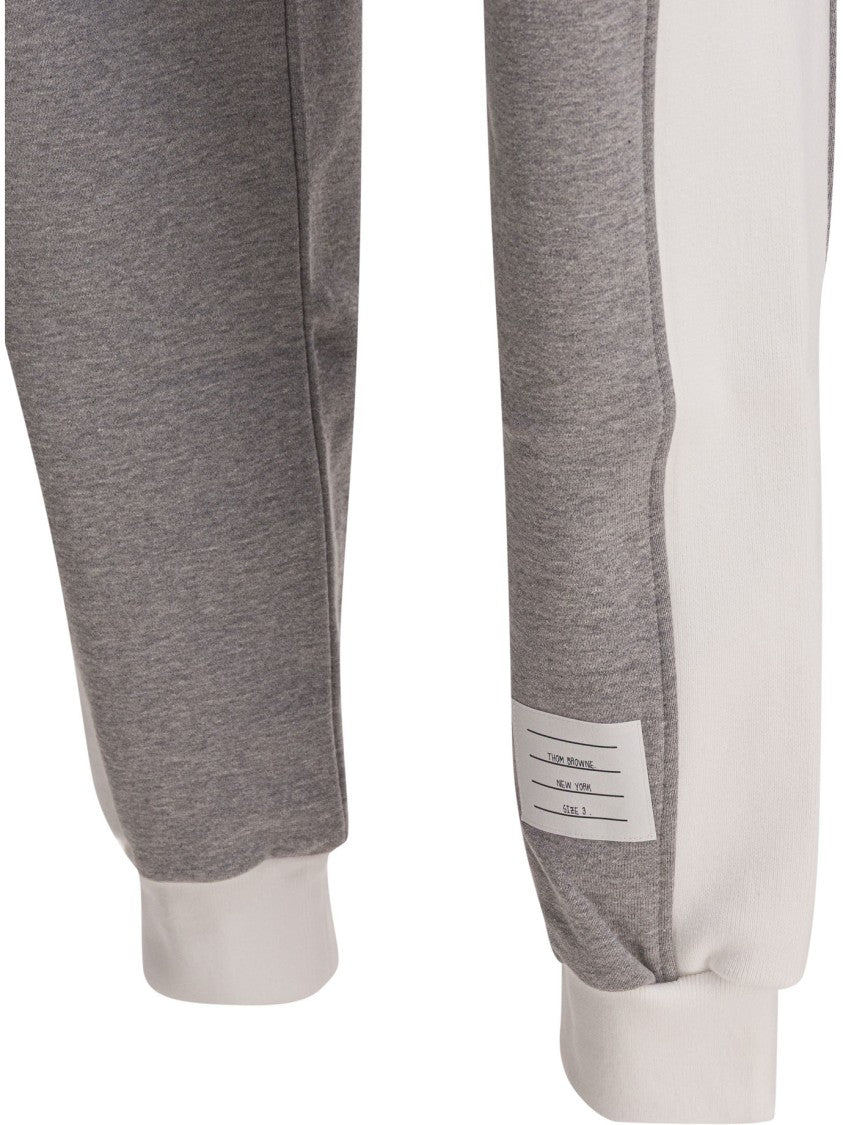 Thom Browne Engineered 4-Bar Grey Sweatpants