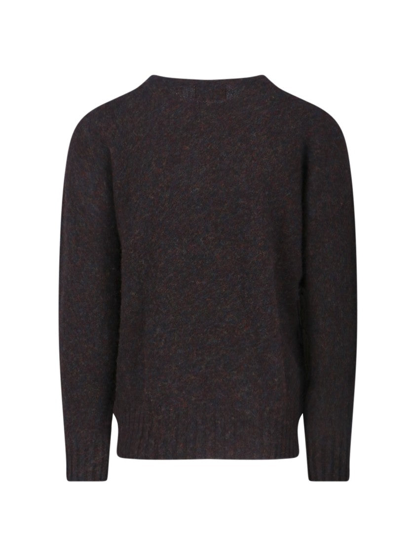 Howlin Vibrant Multicolour Knit Sweater With Textured Finish