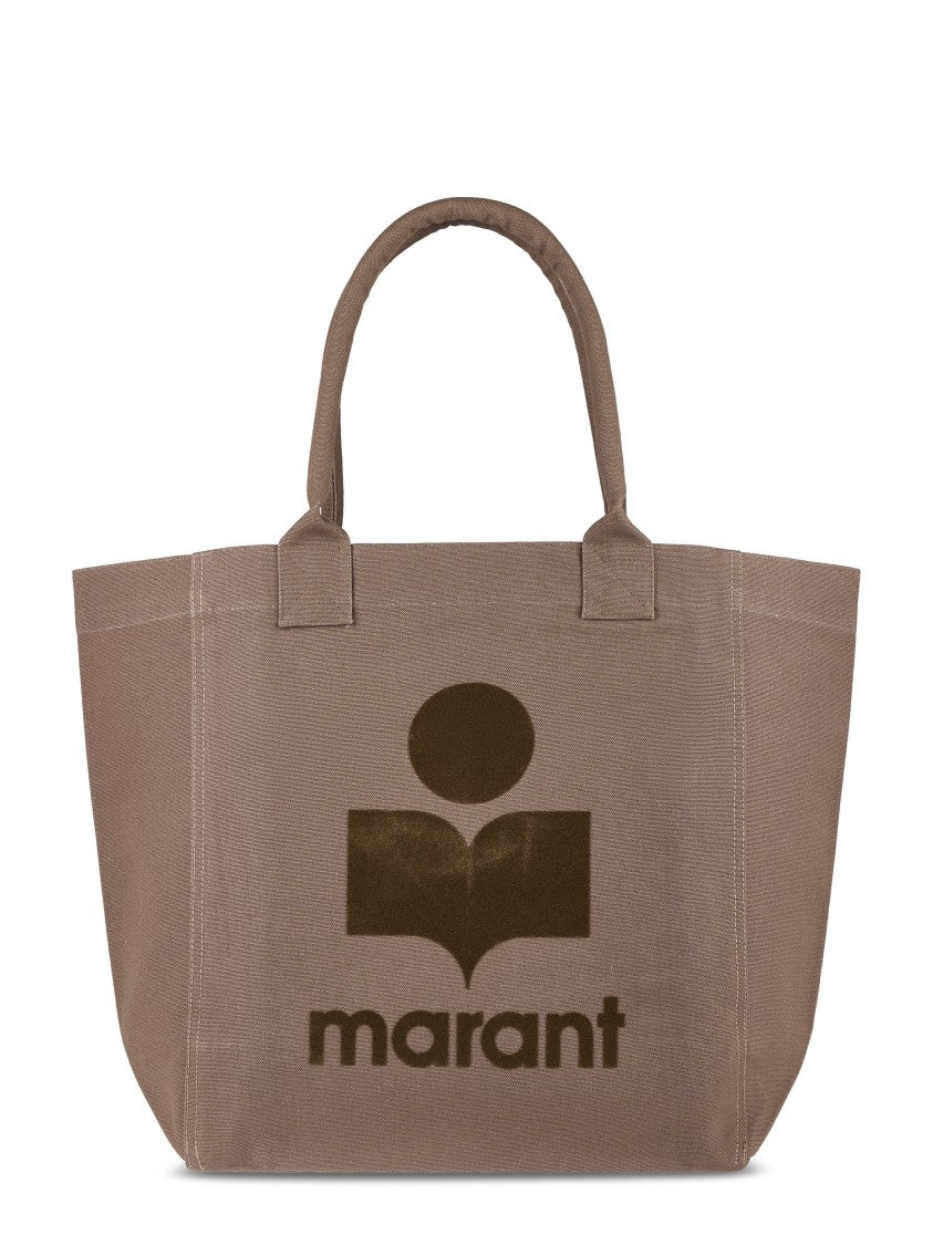 Isabel Marant Cotton Tote Bag With Prominent Logo