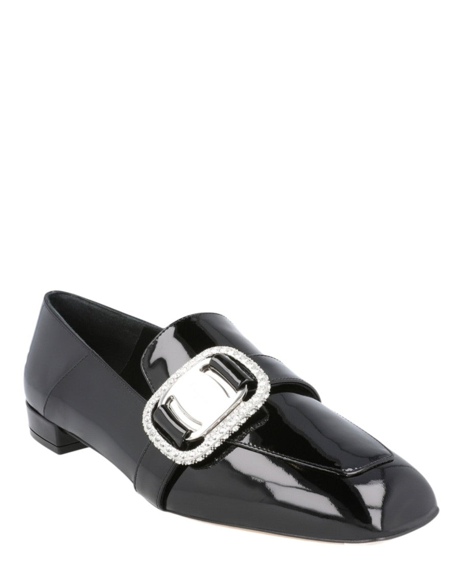 Ferragamo Wang 10 Patent Leather Loafers