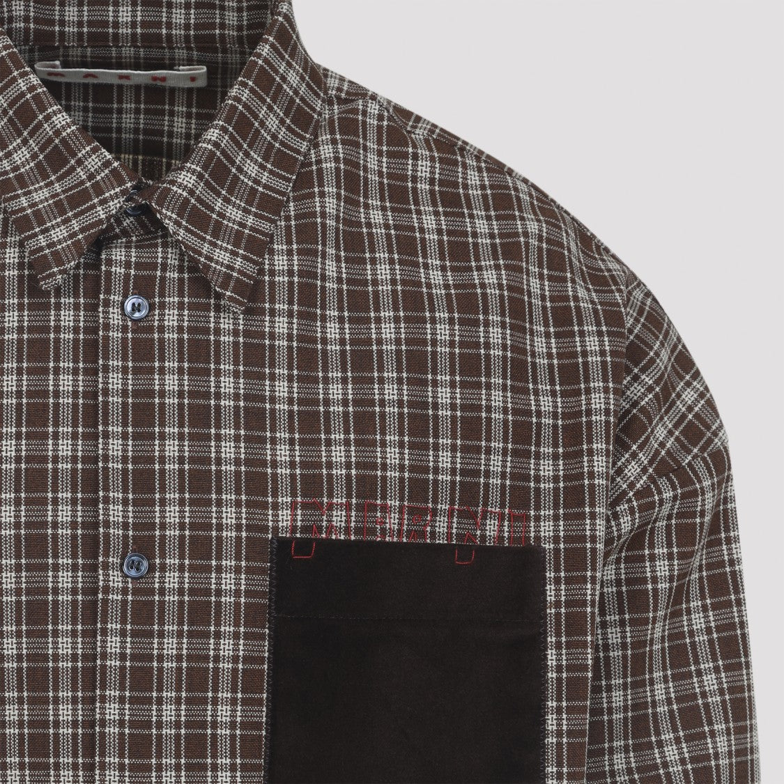 Marni Plaid Virgin Wool Shirt