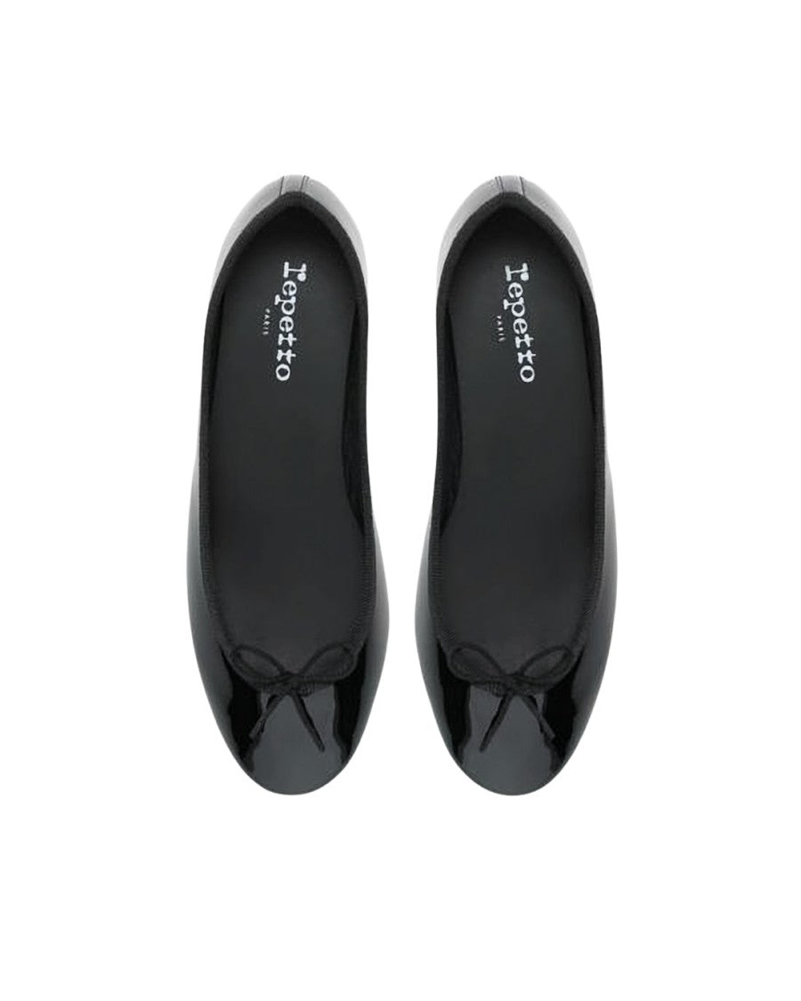 Repetto Sleek Black Leather Ballet Flats