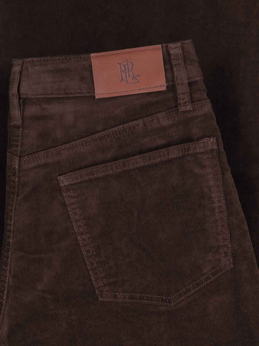 Polo Ralph Lauren Wide-Leg Cotton Corduroy Pants With Five-Pocket Design