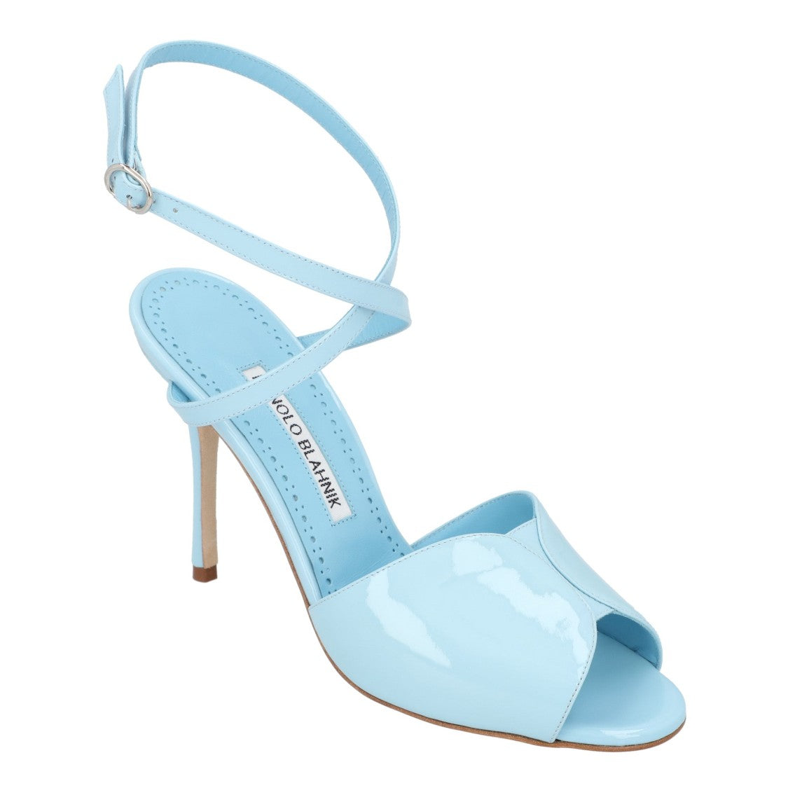 Manolo Blahnik Hourani 105 Sandal Blue