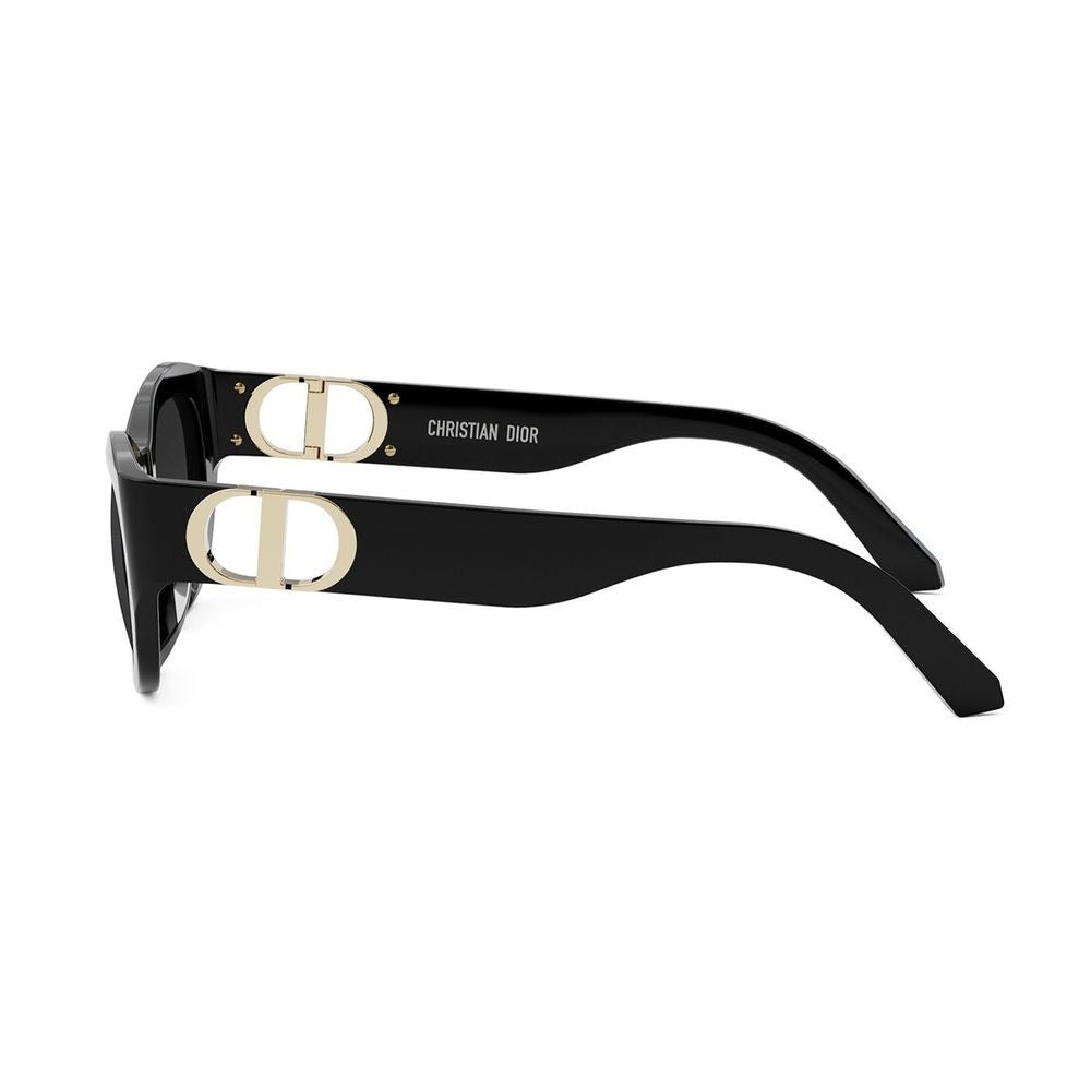 Dior 30Montaigne B5u Oval Black Acetate Sunglasses