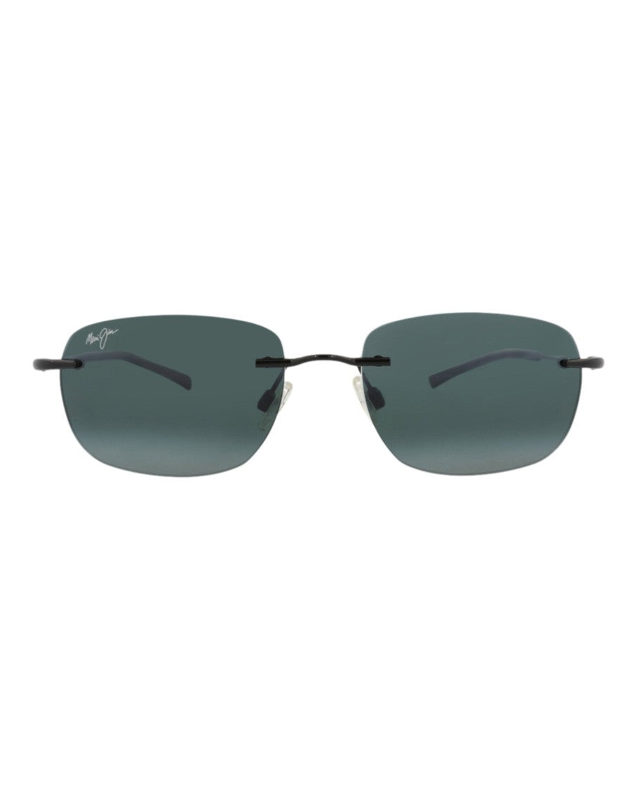 Maui Jim Square-Frame Metal Sunglasses