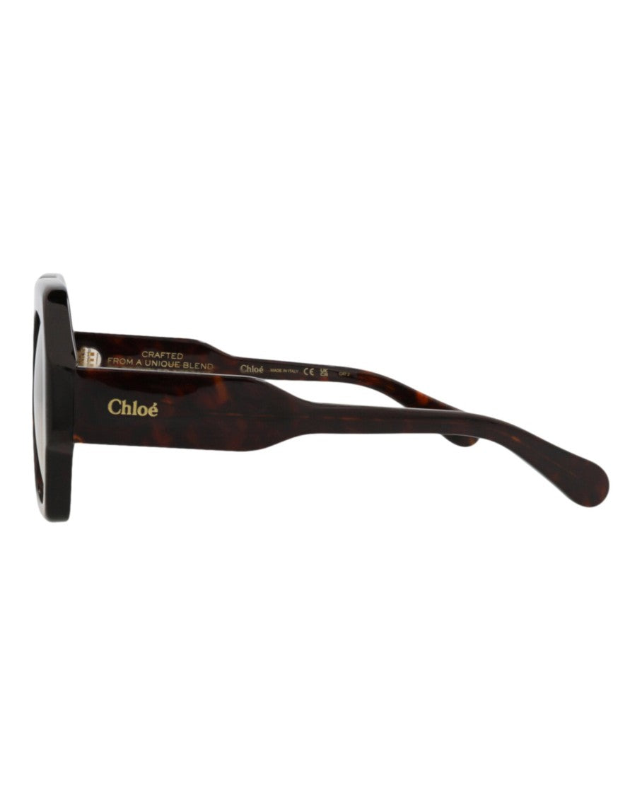 Chloé Square-Frame Recycled Acetate Sunglasses