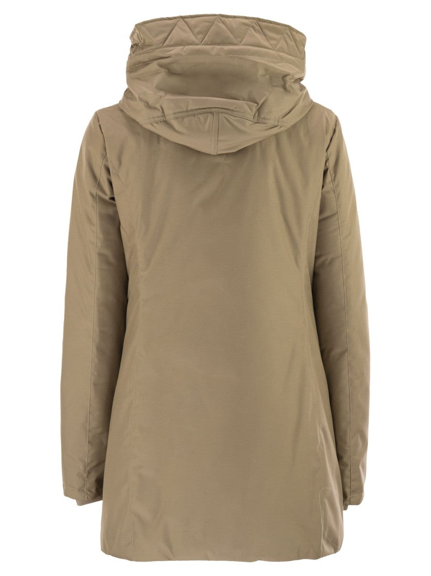 Fay Technical Gabardine Toggle Coat