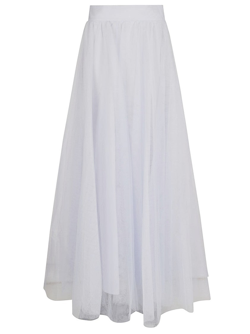 Zimmermann Light Blue Tulle Maxi Skirt
