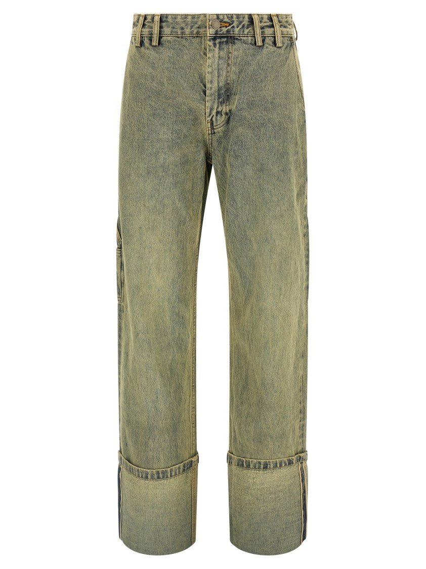 Entire Studios Cuff Surface Wave' Jeans