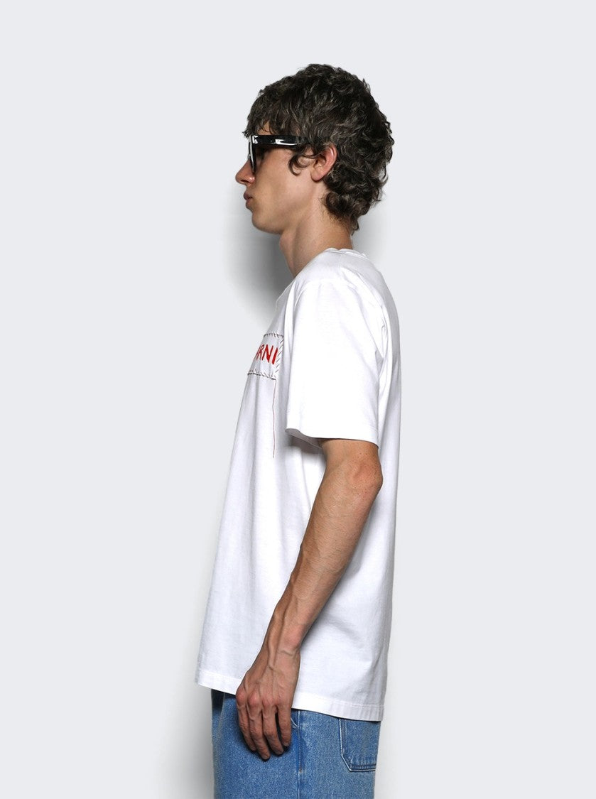Marni Patch Tee White