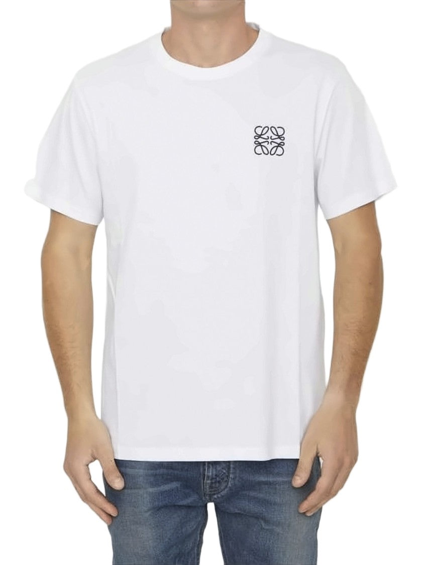 Loewe Short-Sleeved T-Shirt With Signature Embroidery