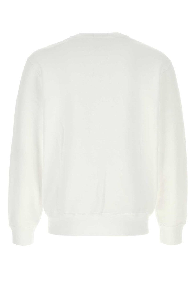 Polo Ralph Lauren White Cotton Blend Sweatshirt