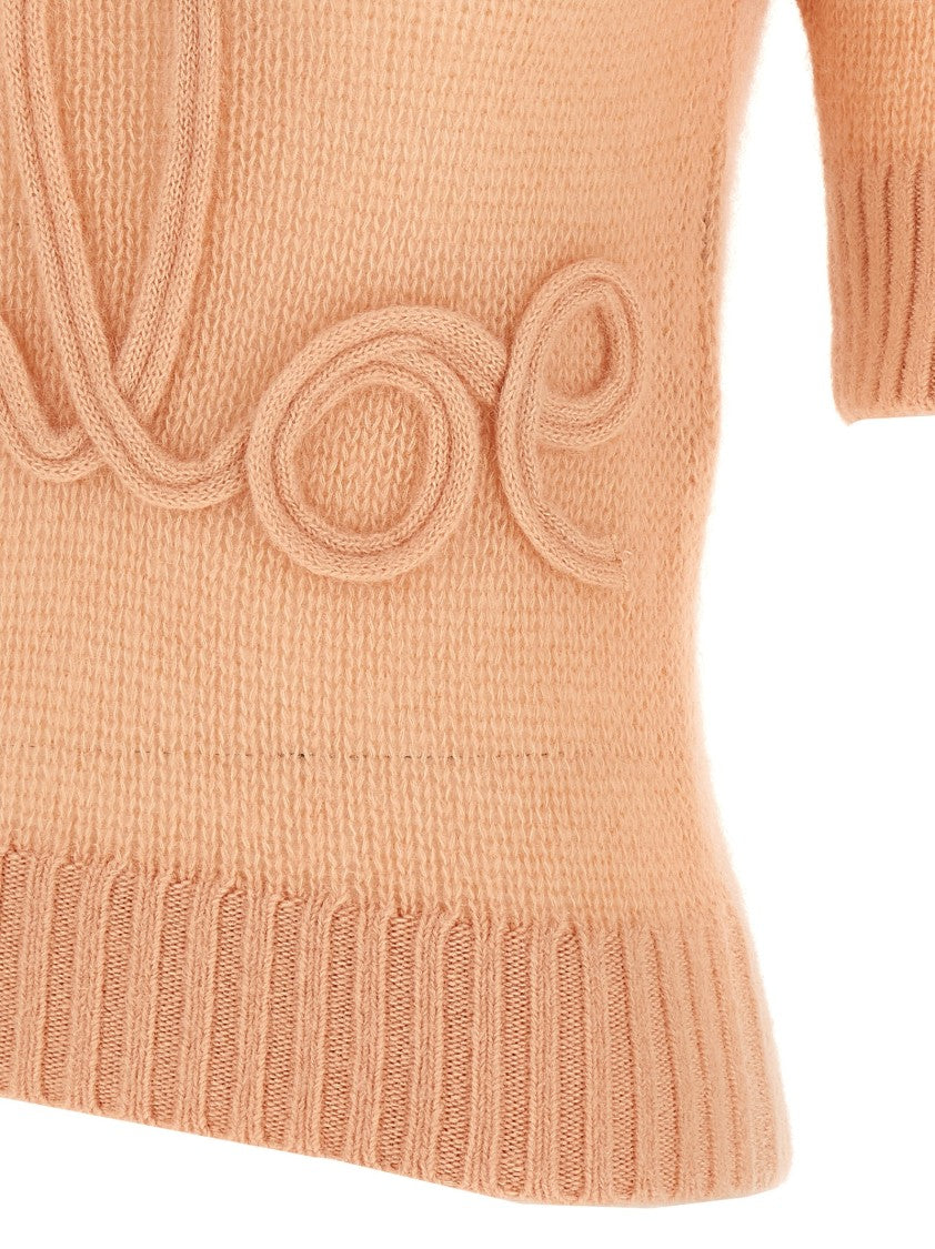 Chloé Logo Embroidery Sweater