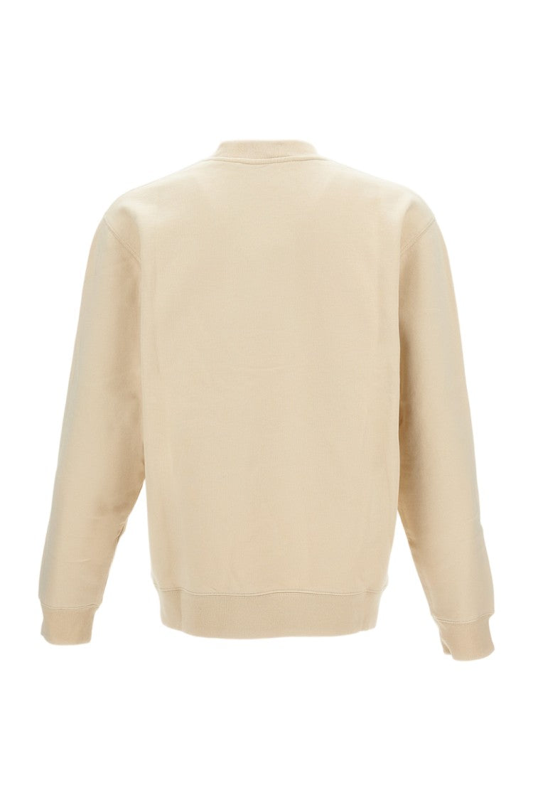 Jacquemus Minimalist Crewneck Sweatshirt With Ribbed Detailing