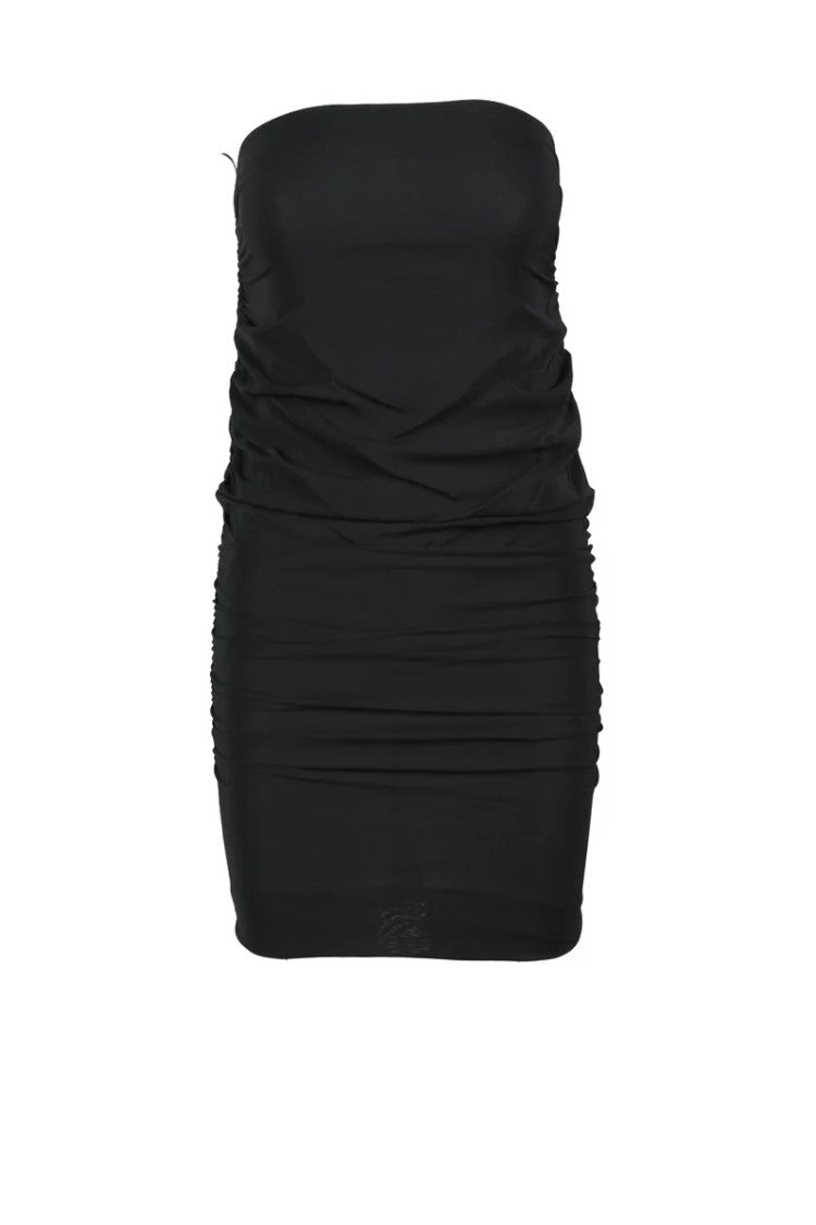 Pinko Viscose Elastane Skirt - Black