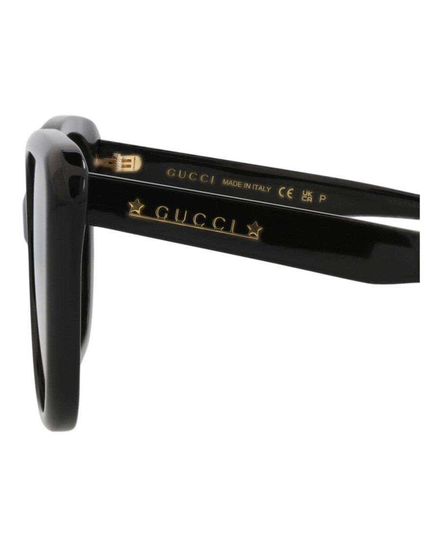 Gucci Cat Eye-Frame Polarized Sunglasses With Glossy Acetate Construction