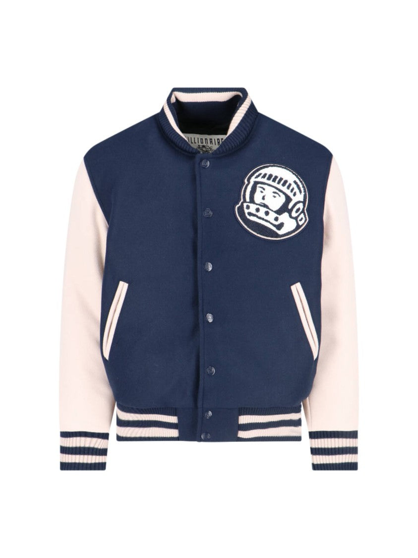 Billionaire Boys Club Boys Club "Arch Logo" Bomber Jacket In Blue