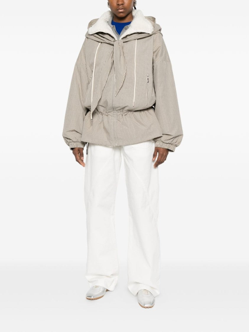 J. W. Anderson Blue Wide-Leg Asymmetric Label Jeans