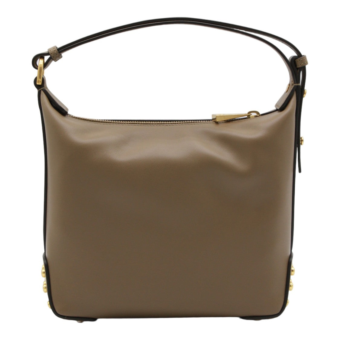 Tod's Medium Structured Gold-Detail Shoulder Bag
