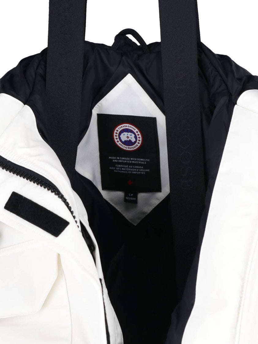 Canada Goose White Expedition Arctic Tech Waterproof Parka