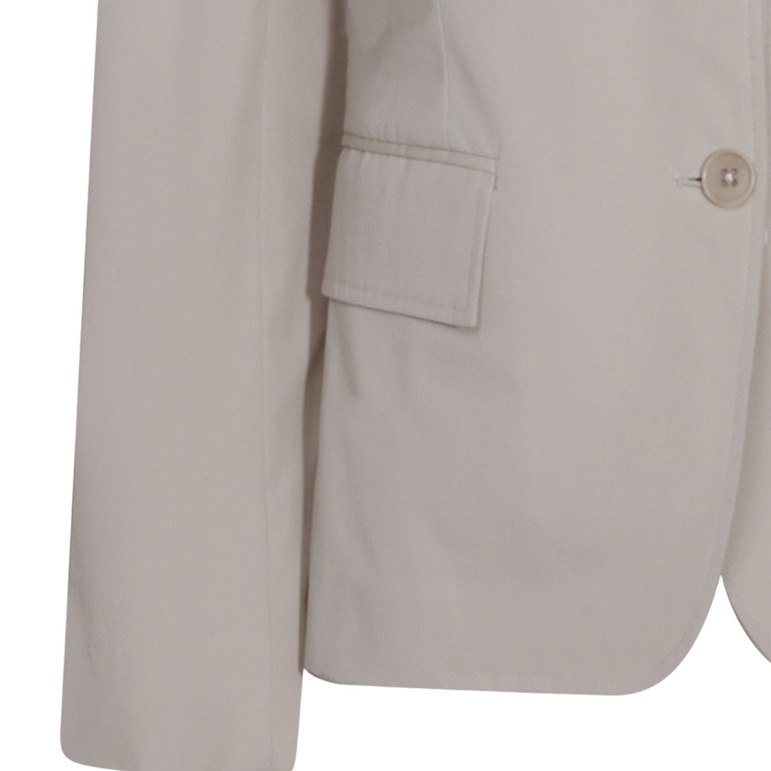Thom Browne Beige Tailored Jacket With Notched Collar