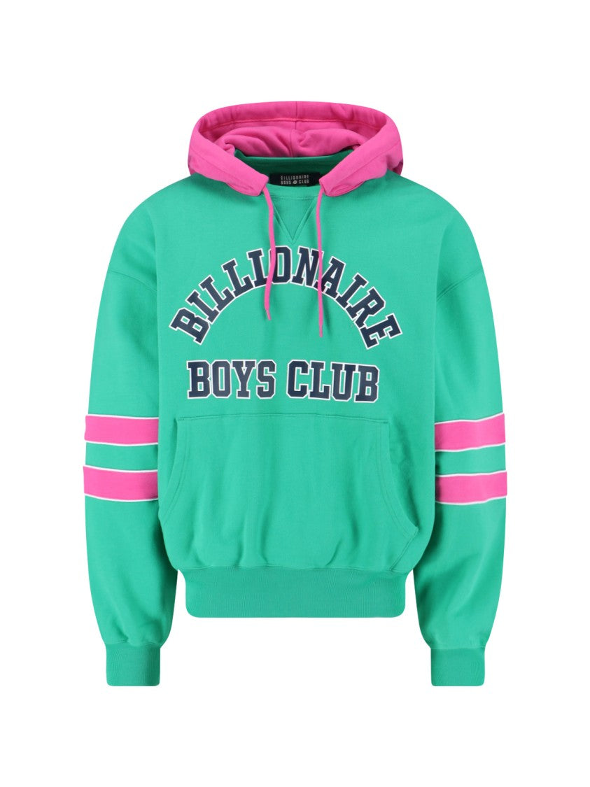 Billionaire Boys Club Logo Hoodie – Green/Pink