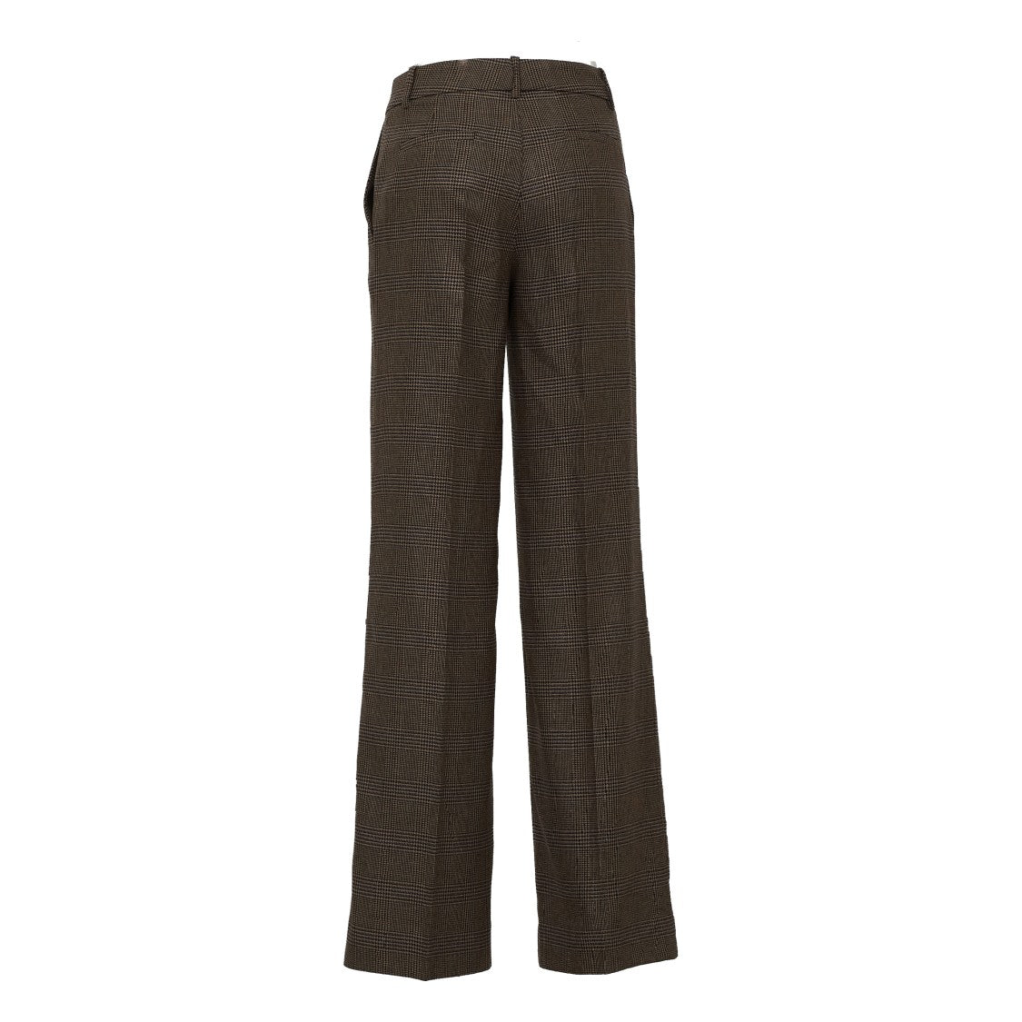 Parosh Prince Of Wales Check Wide-Leg Pants