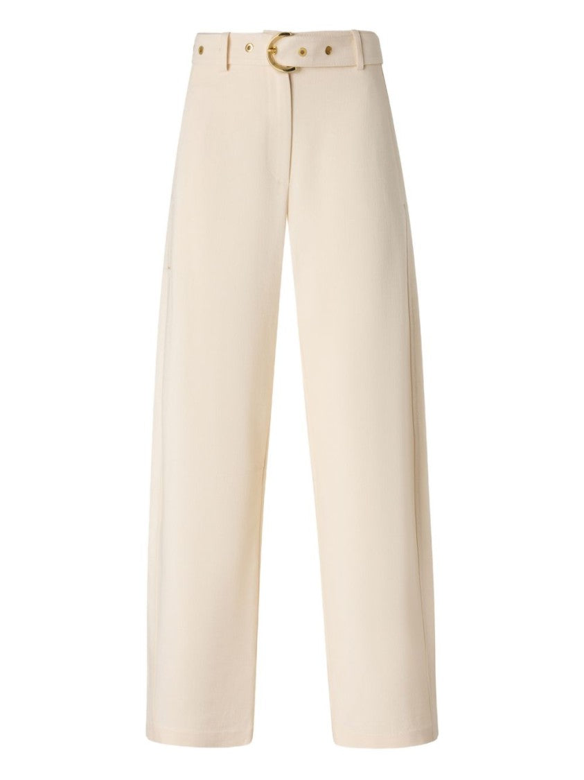Pinko Wide-Leg Trousers With High Waist