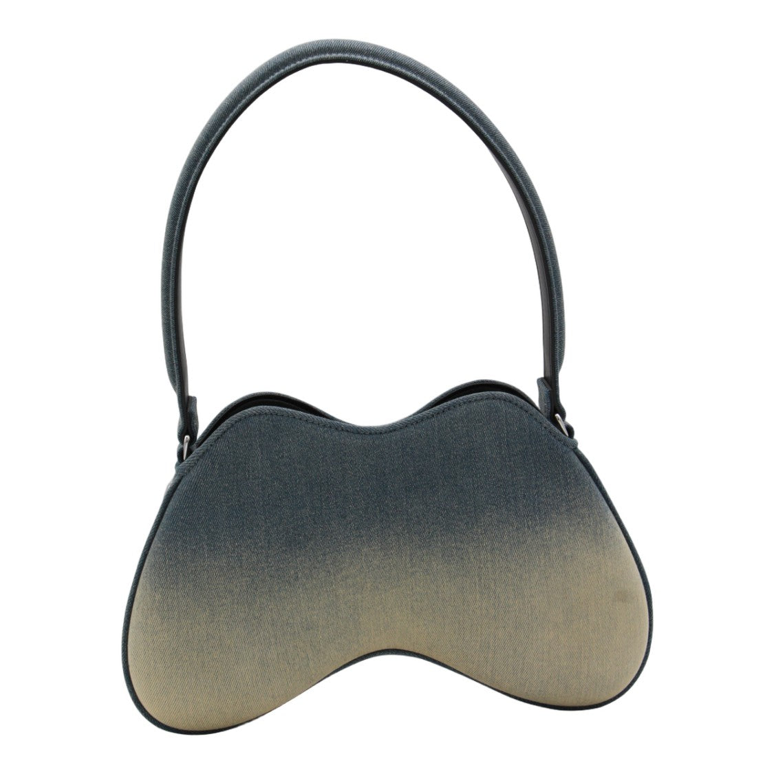 Diesel Sculptural Denim Bag With Gradient Effect